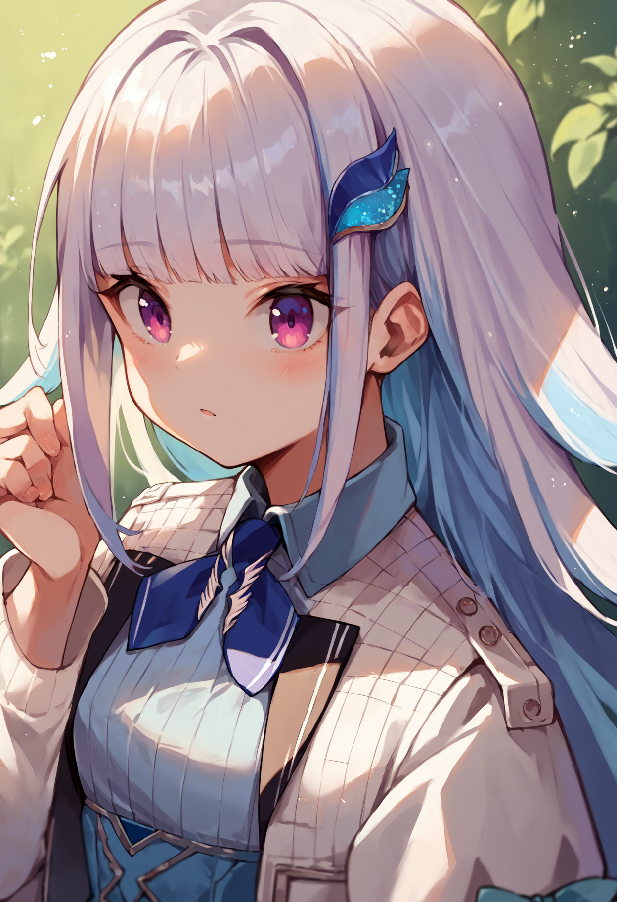 04891-3205165807-score_9, score_8_up, score_7_up, uncensored, source_anime, 1girl, _lora_splizeHelestaXLPony_1_ lize1st, hair ornament, blue skir.png